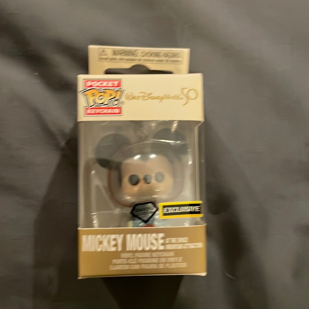 Pocket pop Mickey Mouse keychain